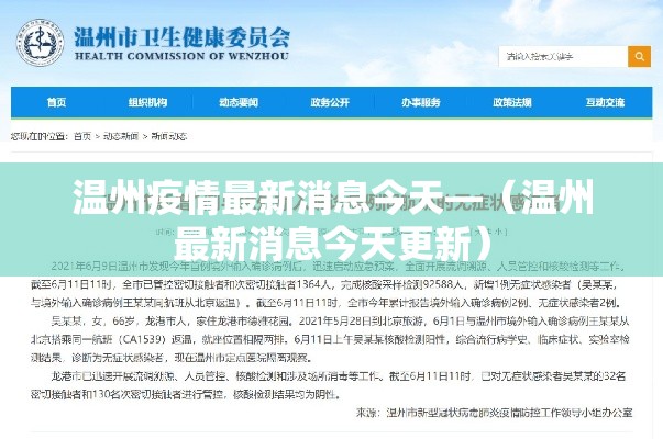 温州疫情最新消息今天—(温州最新消息今天更新) 温州疫情最新消息今天—(温州最新消息今天更新)