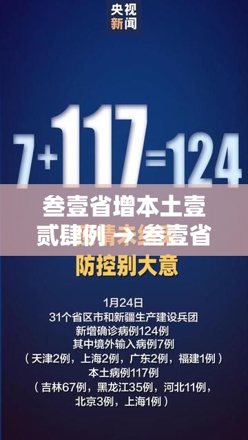 叁壹省增本土壹贰肆例 → 叁壹省增本土壹柒無例