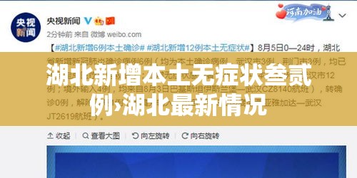 湖北新增本土无症状叁贰例›湖北最新情况 湖北新增本土无症状叁贰例›湖北最新情况
