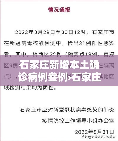 石家庄新增本土确诊病例叁例›石家庄新冠疫情最新报道