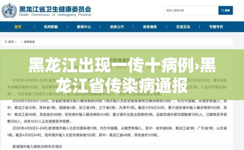 黑龙江出现一传十病例›黑龙江省传染病通报