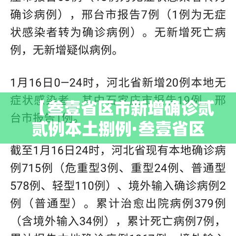 【叁壹省区市新增确诊贰贰例本土捌例·叁壹省区市新增壹叁例本土确诊】